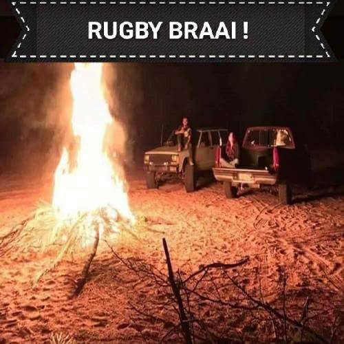 Braai - RUGBY BRAAI ! Natuurlik hier by BRAAI@ is ons...