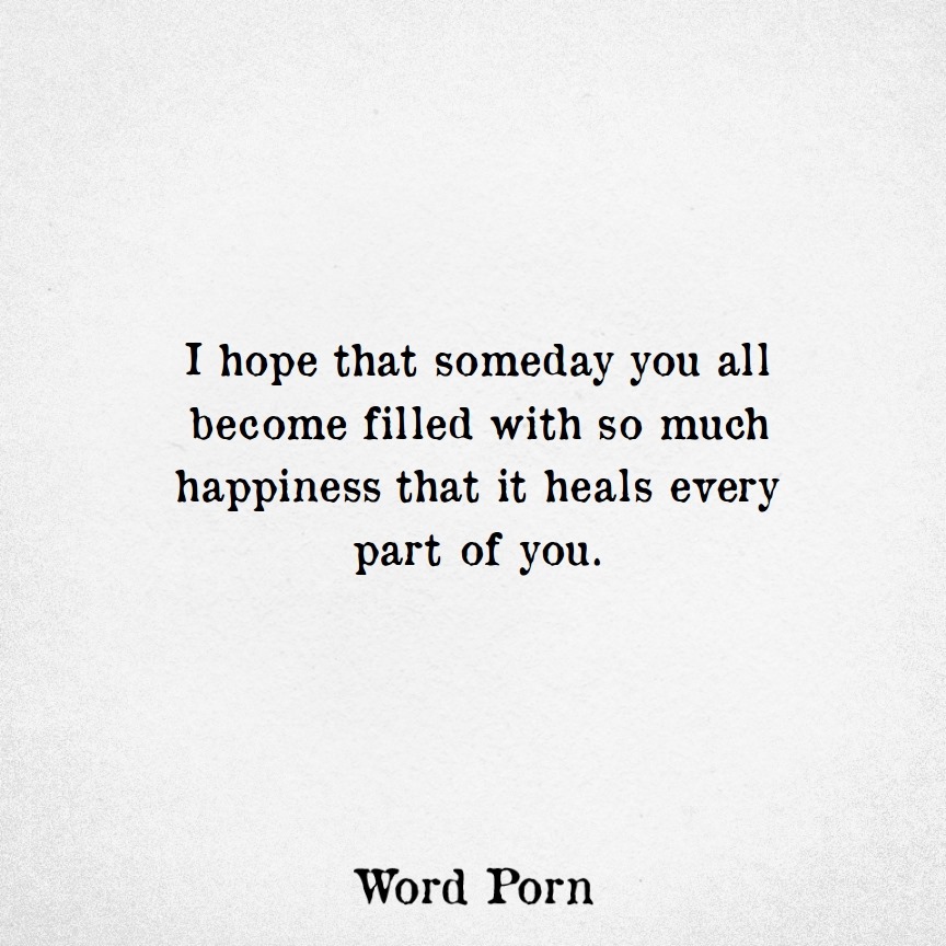 Word Porn - May you be filled with happiness 💟 | Facebook