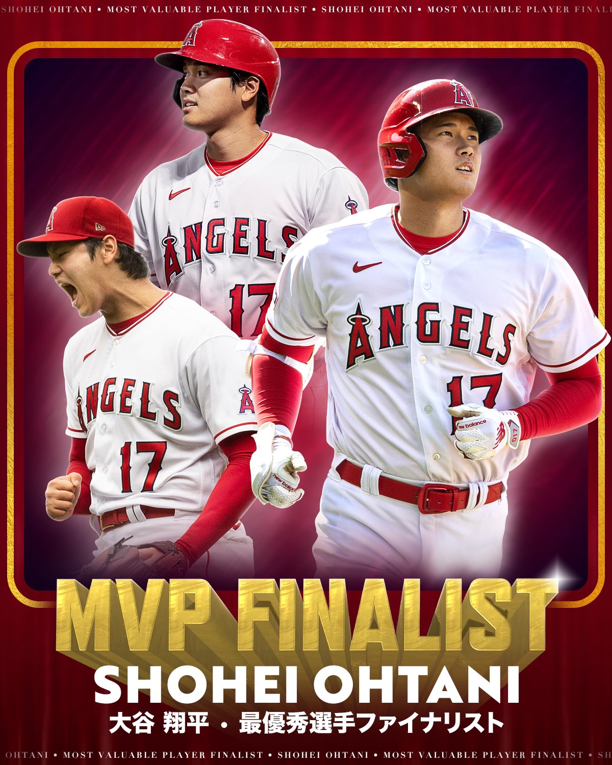 Congratulations to our 2021 A.L. Most Valuable Player, Shohei