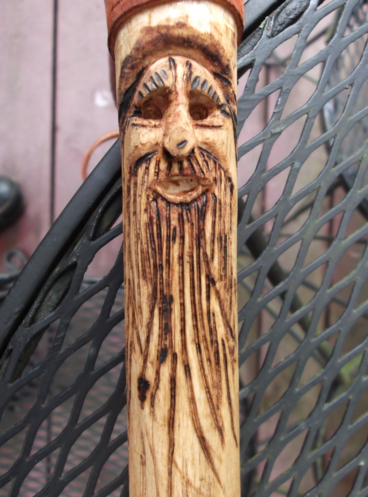 Kevin's Raising Cane. Wood Spirit Canes and Carvings