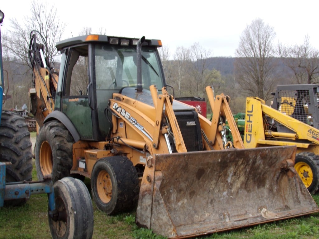 Amish school consignment auction in Virginia with tools, animals