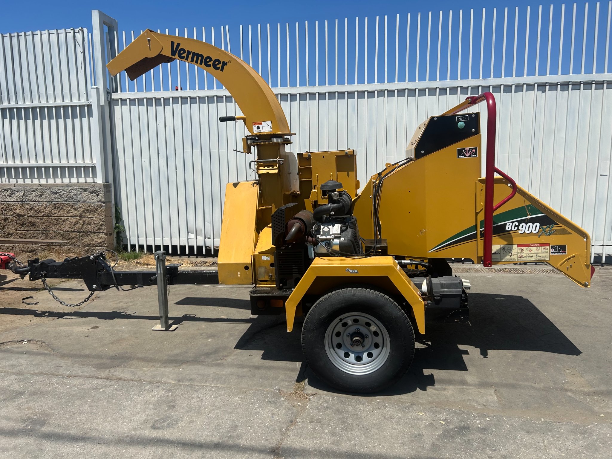 Fits Vermeer Warning Decal Kit BC1000XL Tier 4i Brush Chipper - 7 YEAR
