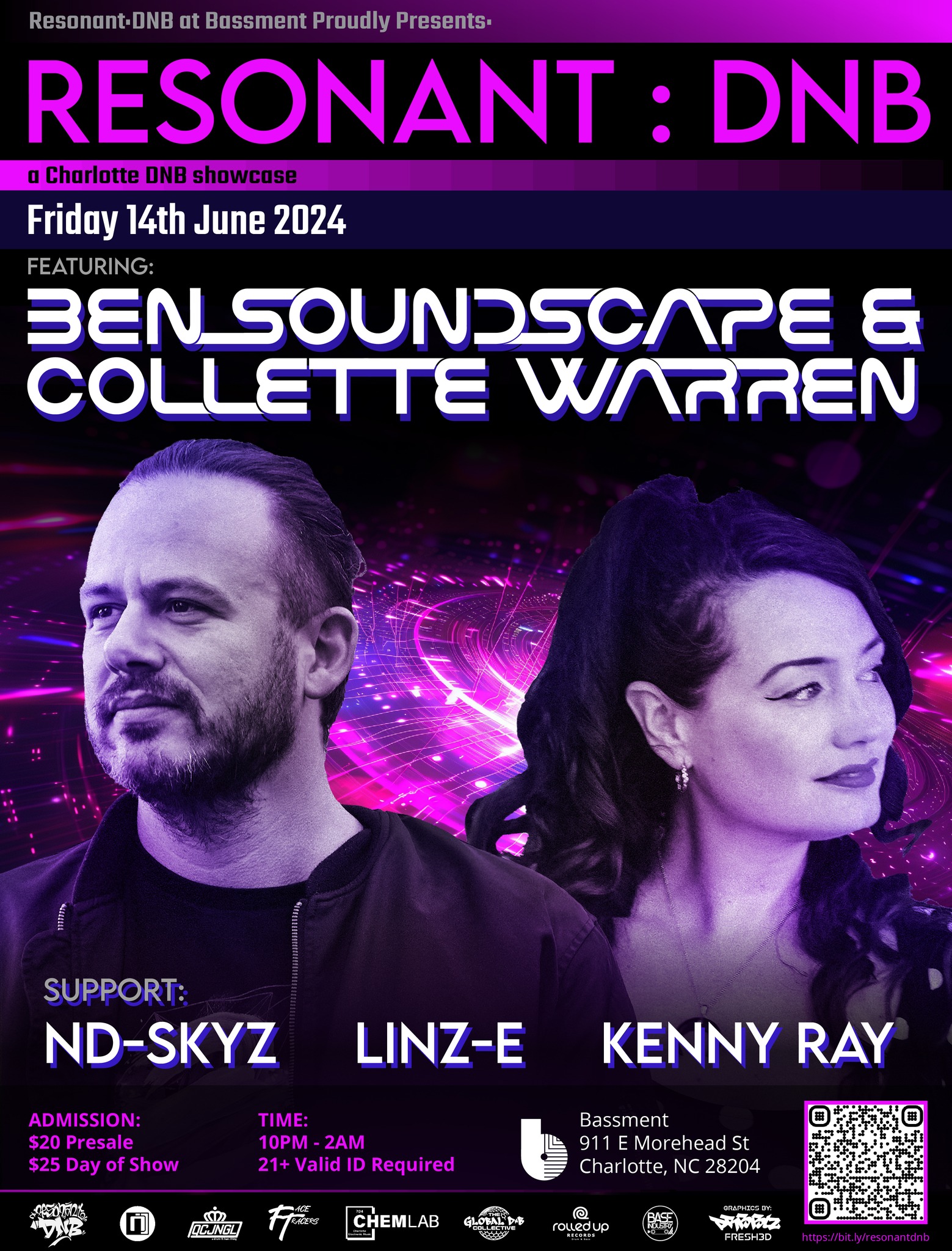 RESONANT:DNB presents BEN SOUNDSCAPE & COLLETTE WARREN
