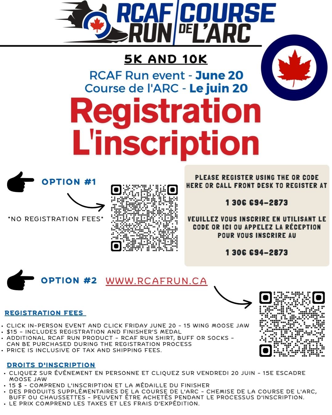 PSP - Get ready to run! 🏃‍♀️ Join us for the RCAF Run on June 20th at ...