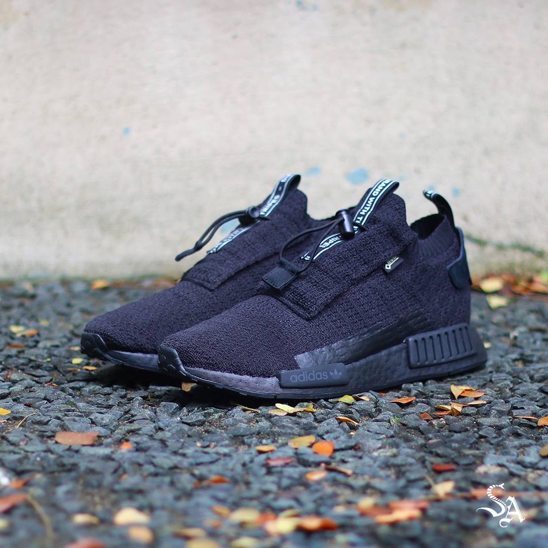 Adidas NMD TS1 Primeknit Gore-Tex Core Black available online now