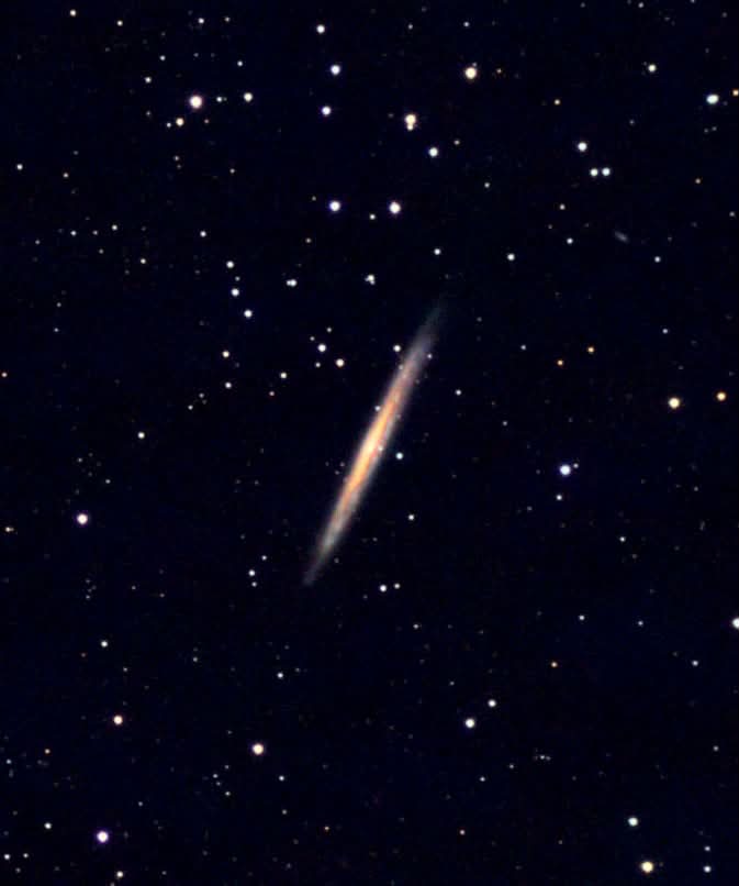 NGC 5907 splinter galaxy with supernova SN 2026kid location