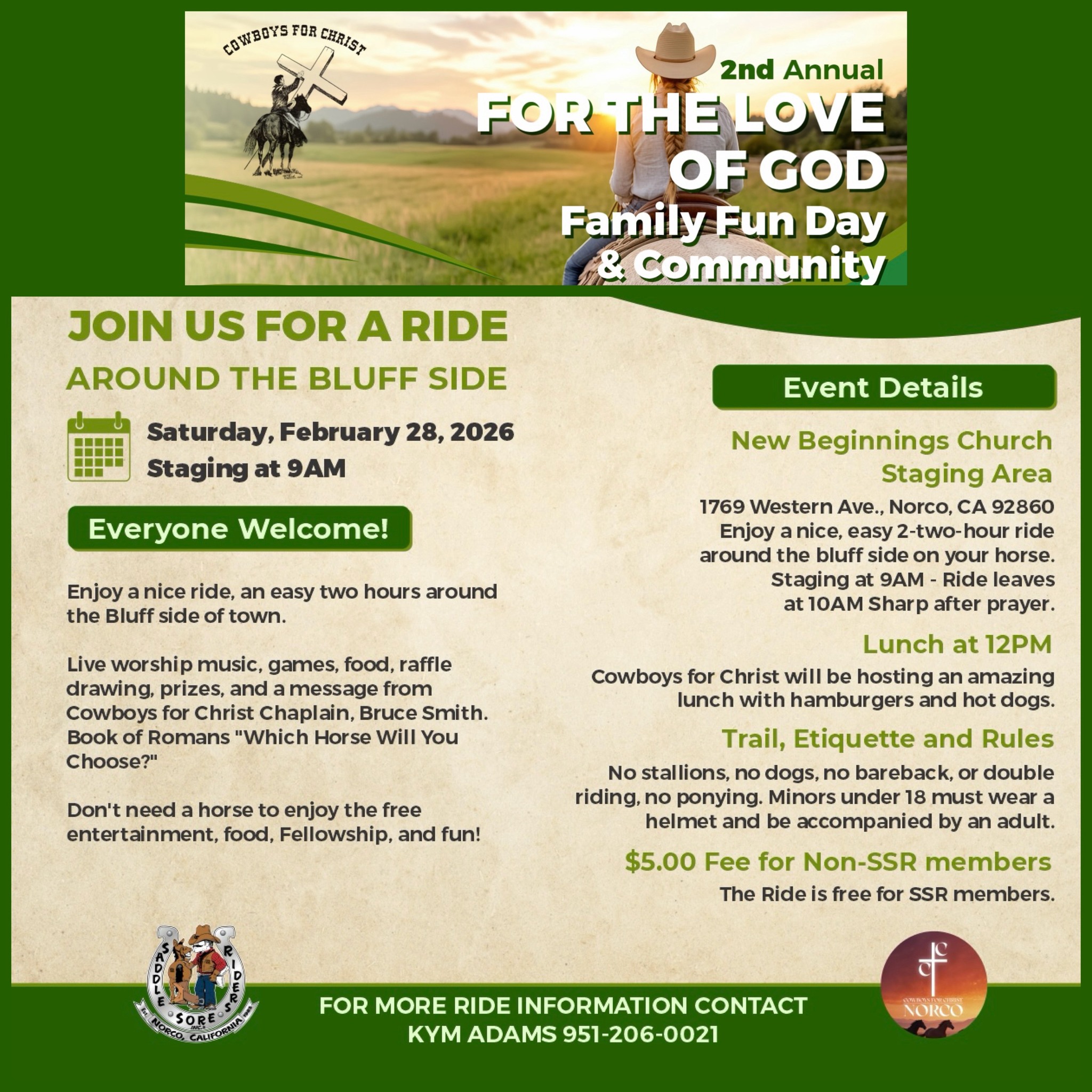 Second Annual FOR THE LOVE OF GOD RIDE