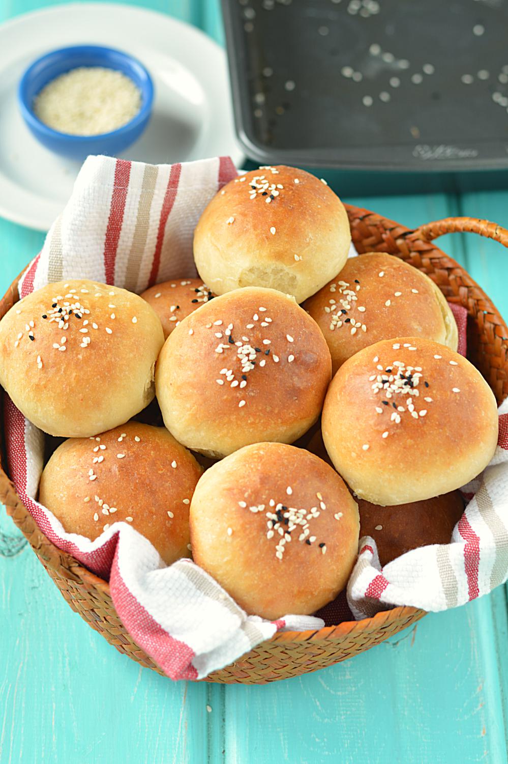 Baked meat buns 😋 😍 Get the recipe in the first comment ❤️