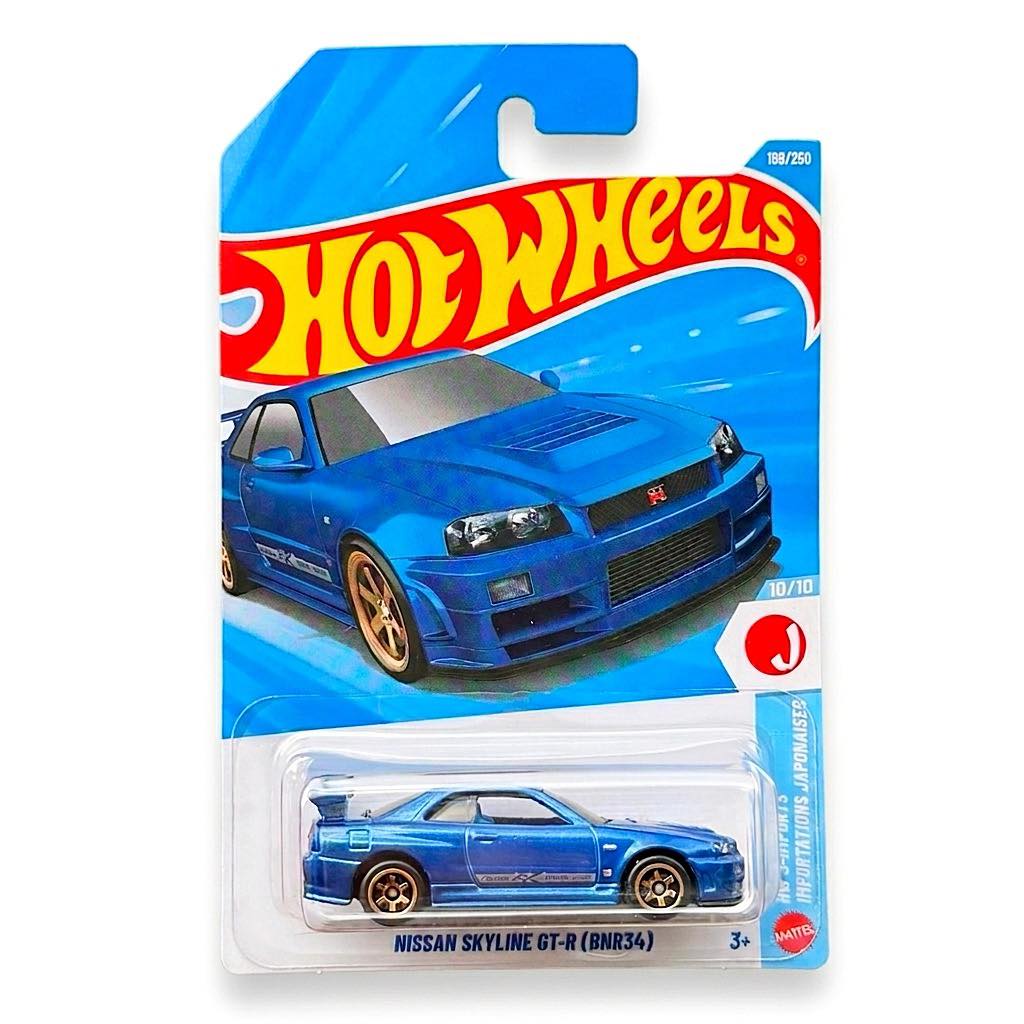 2019 Hot Wheels RLC Exclusive '01 Nissan Skyline GT-R (BNR34) Blue