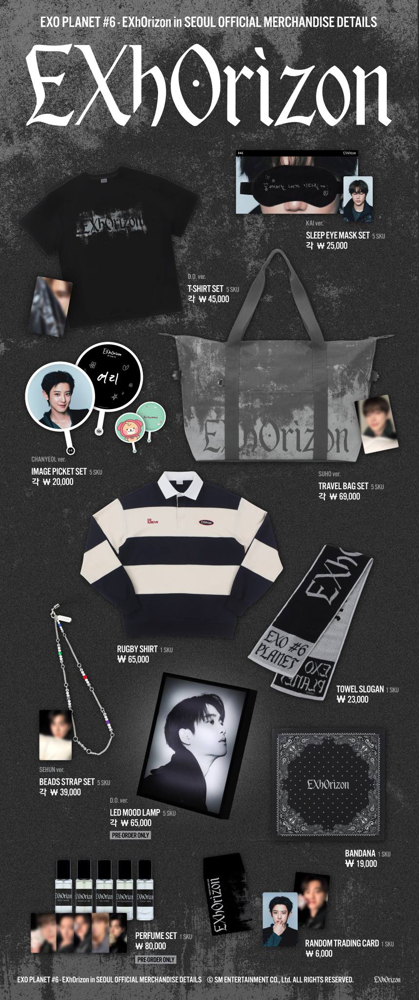 EXO PLANET #6 - EXhOrizon OFFICIAL MERCHANDISE SALES NOTICE