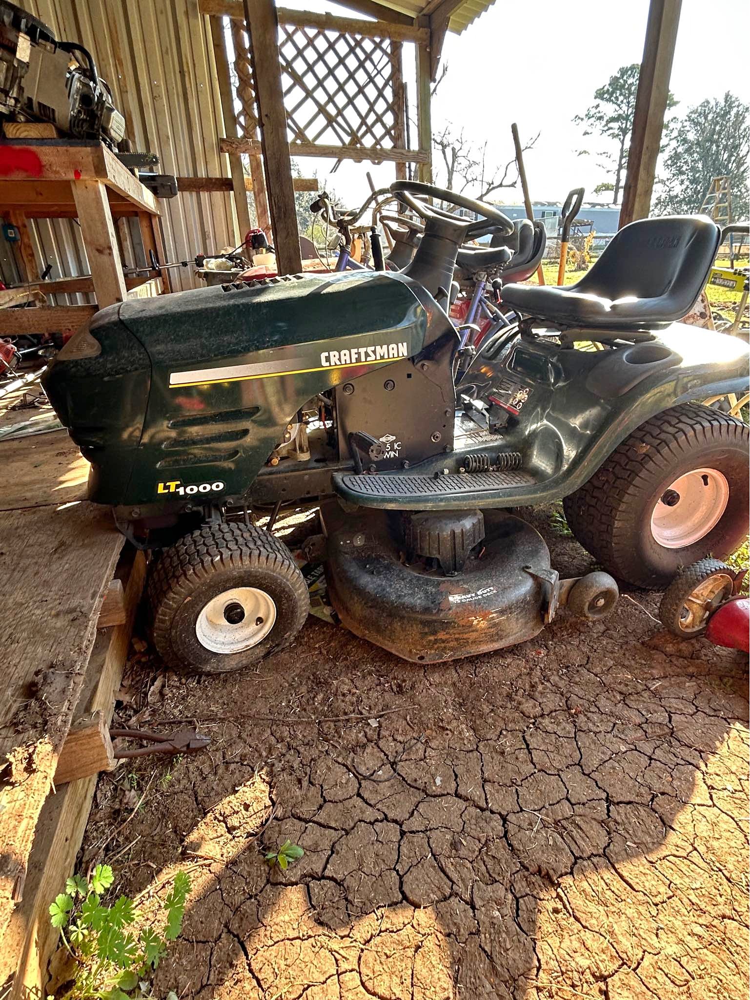 Lt1000 42” 19.5 HP craftsman riding mower - Lawn Mowers - Angleton ...