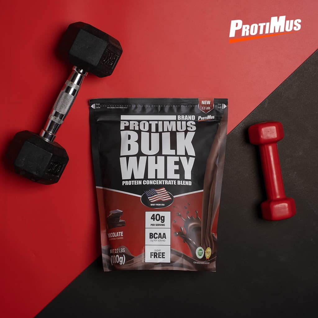 PROTIMUS WHEY PROTEIN แบรนน้องใหม่ คุณภาพอัดแน่น รสช็อกโกแลตเข้มข้น ชง ...