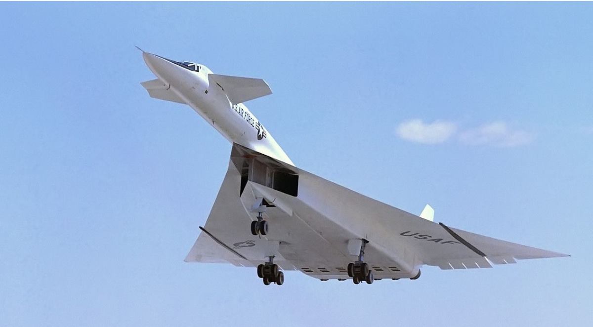 The North American XB-70 Valkyrie was an experimental Mach 3