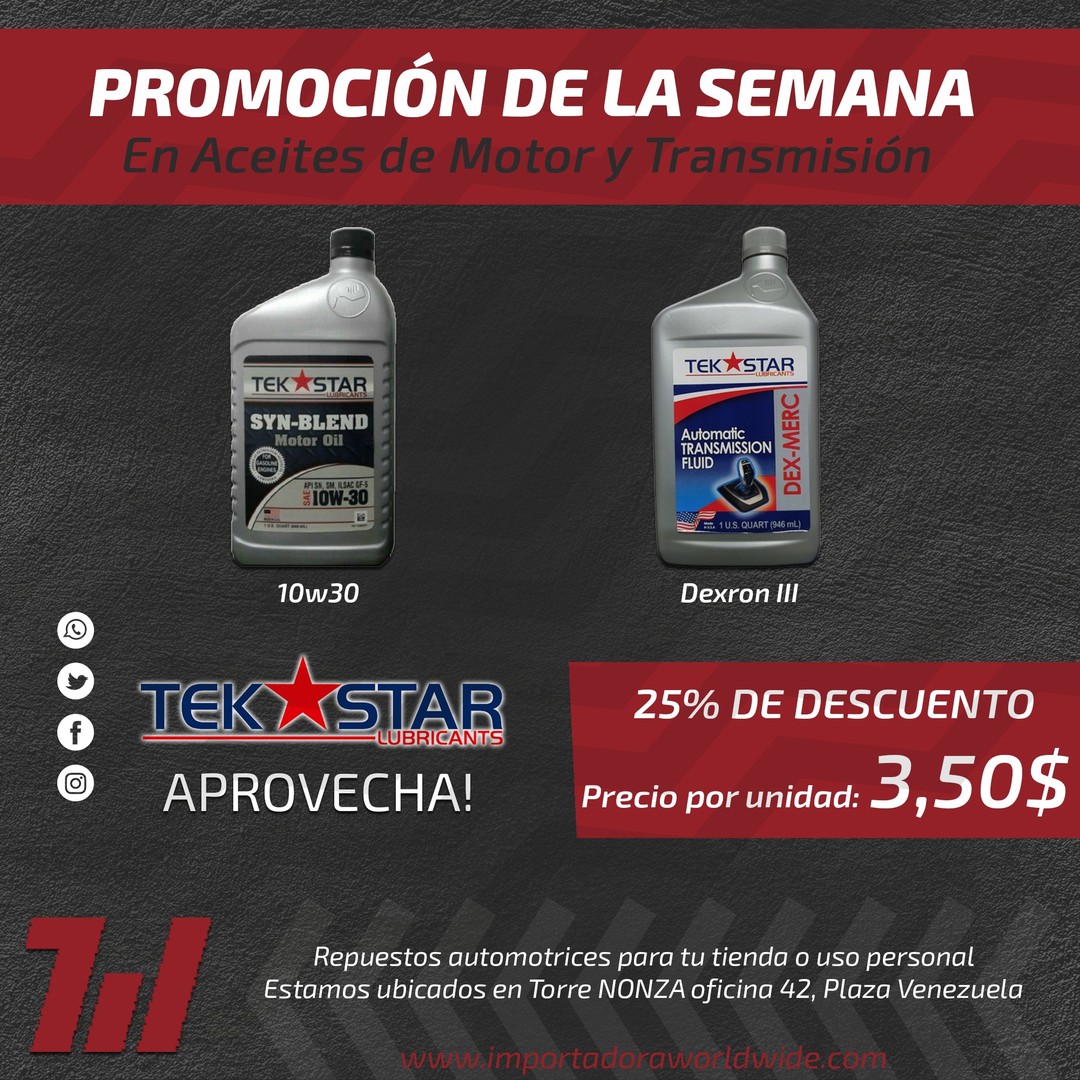 La #PromociónDeLaSemana es el... - Importadora Worldwide