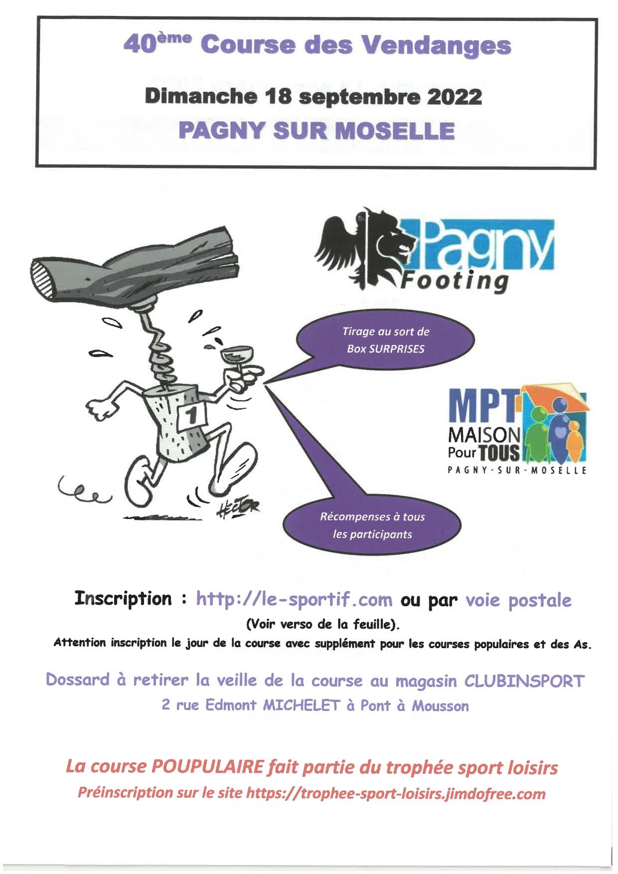 Course Des Vendanges Pagny Sur Moselle 2022
