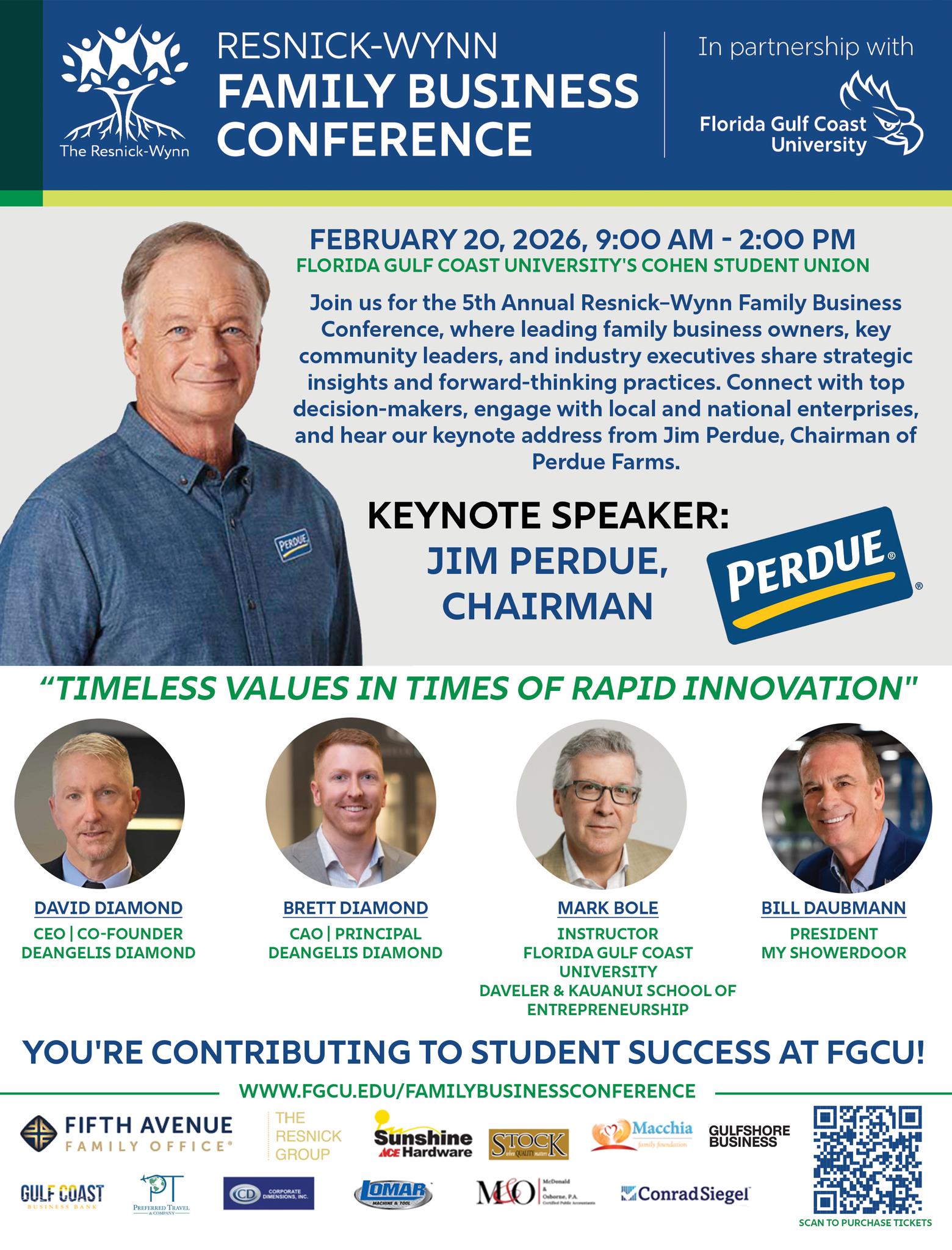 FGCU - We are proud to announce the 5th Annual The Resnick-Wynn Family ...