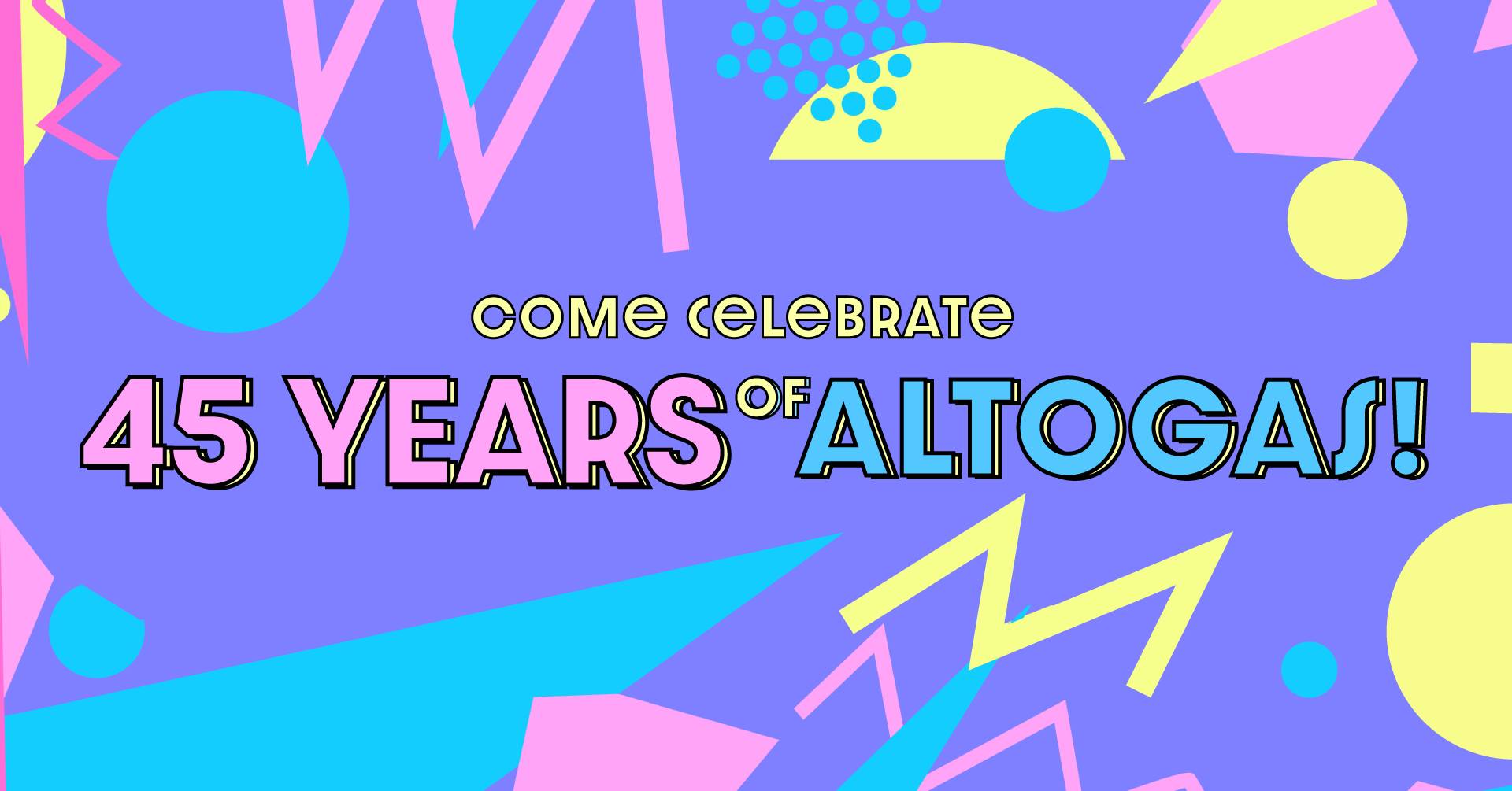 80's Celebration Cookout - Altogas Alto