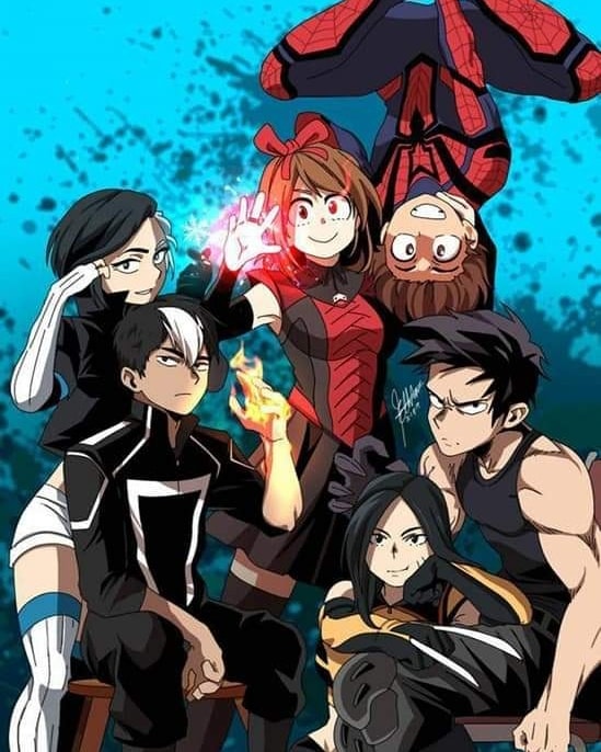 My HERO Academia X Marvel RIVALS 🔥 Artist - Artfrog75 🎨 MARVEL
