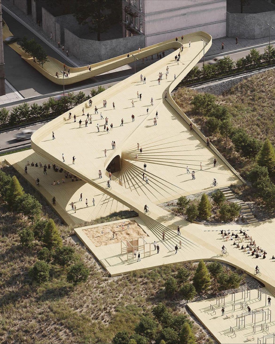 ParametricArchitecture - Dream Pathway: Linking Urbanism Between ...