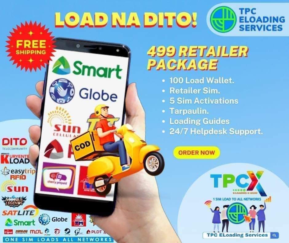 One SIM Load ALL Networks Eload Negosyo - AiRiz Caramancion