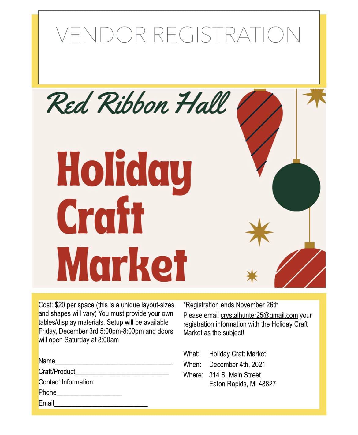 Red Ribbon Hall | Eaton Rapids MI