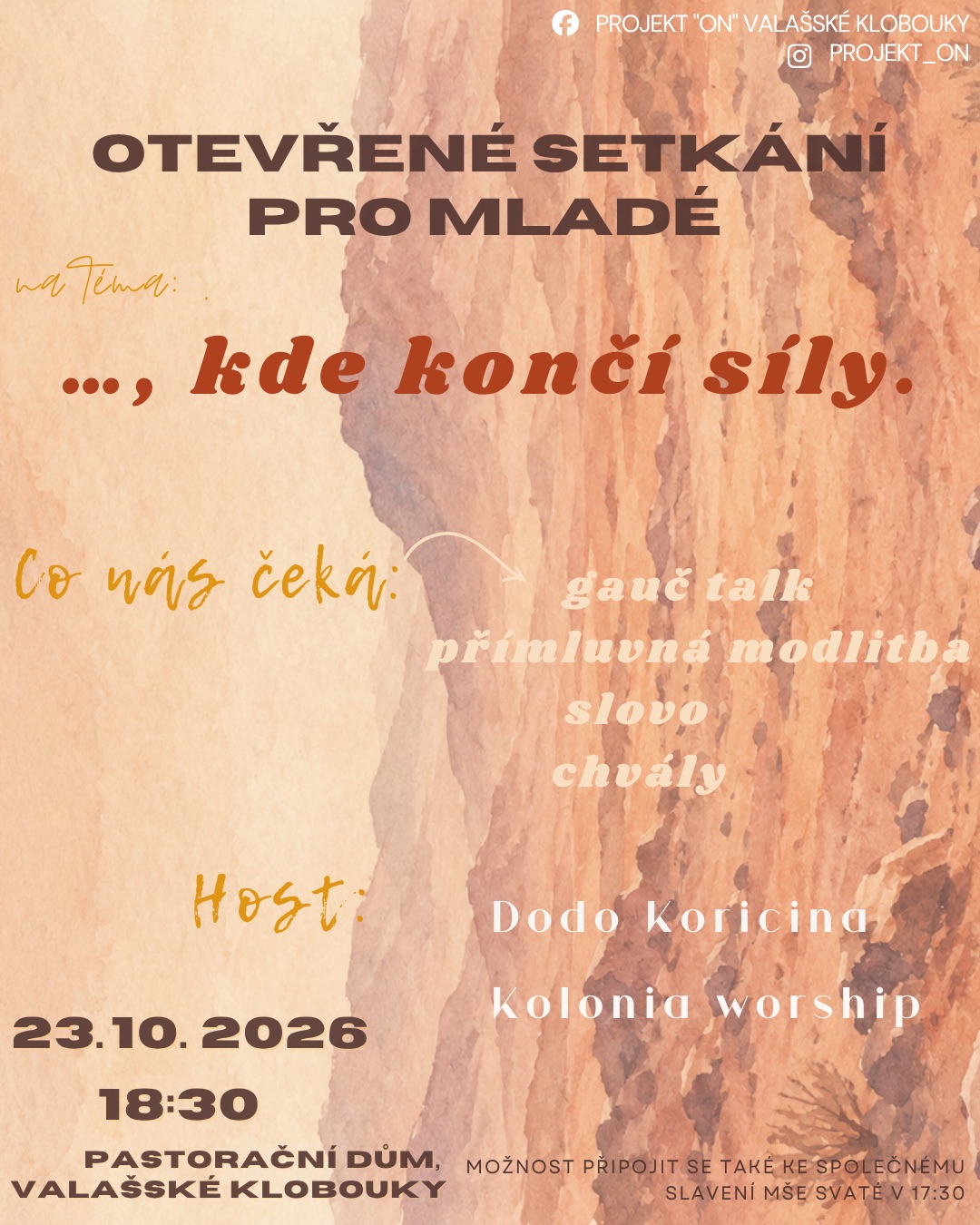Otevřené setkání společenství Projekt On