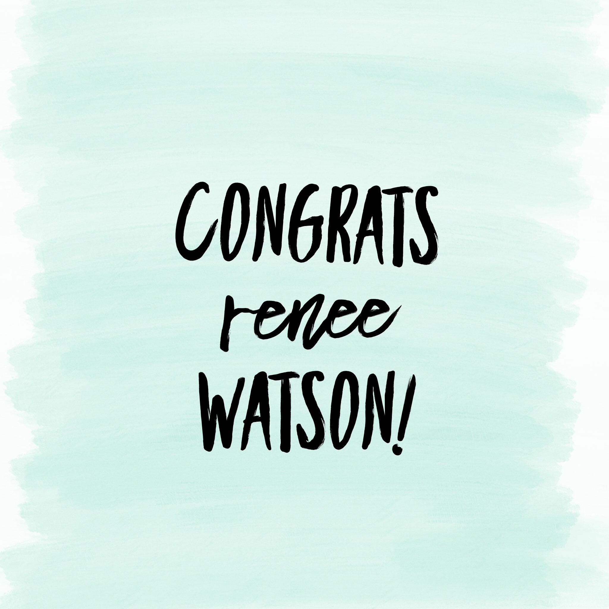 Congratulations Renee... - Sunrise Esthetics/ Day & Laser Spa