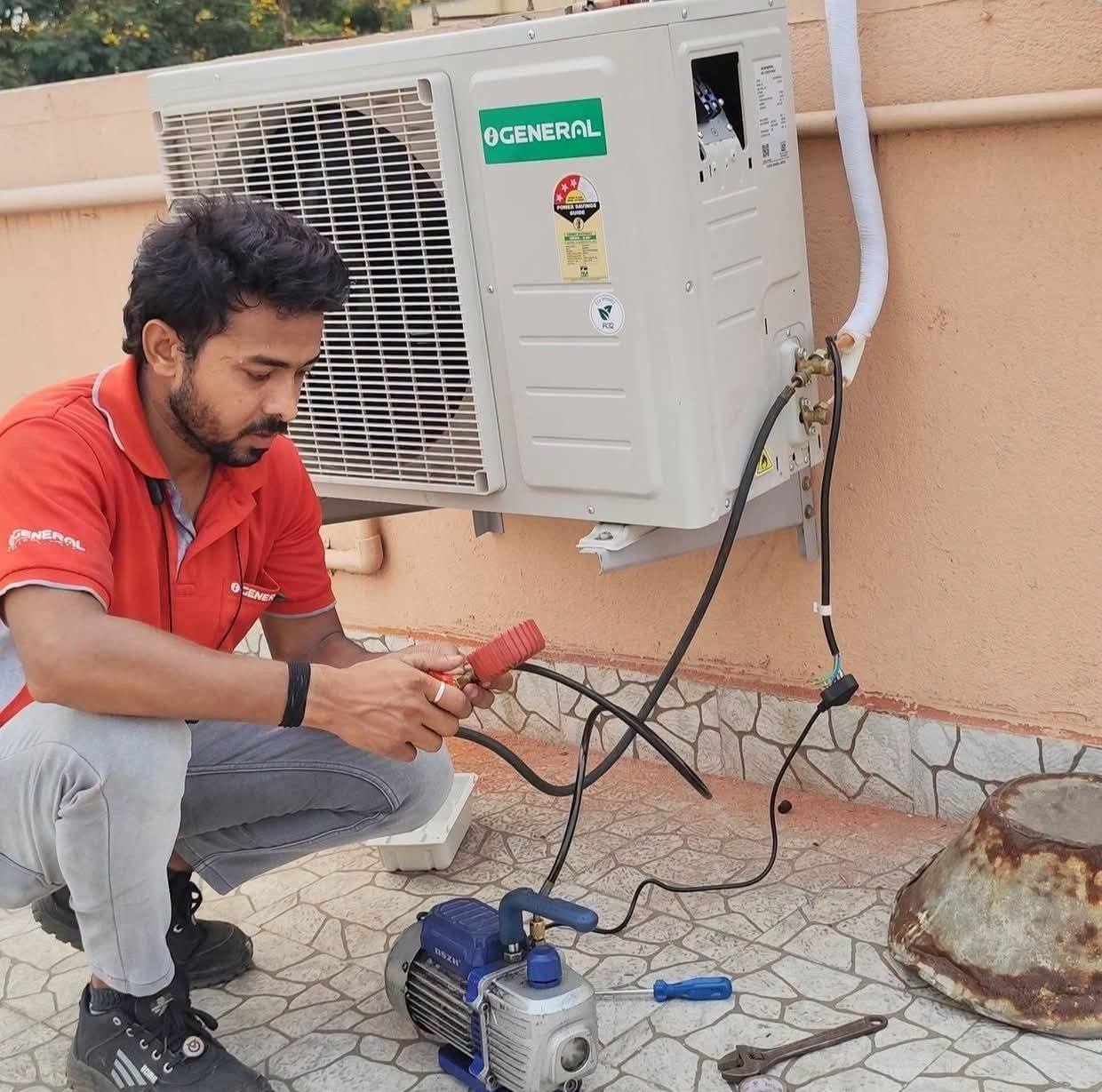 Today my work . . . #airconditioner... - Arbab Technician | Facebook