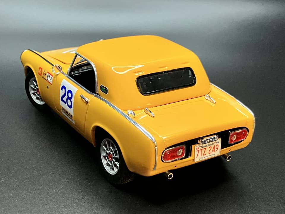 Finished the tamiya Honda S800 race car Box stock