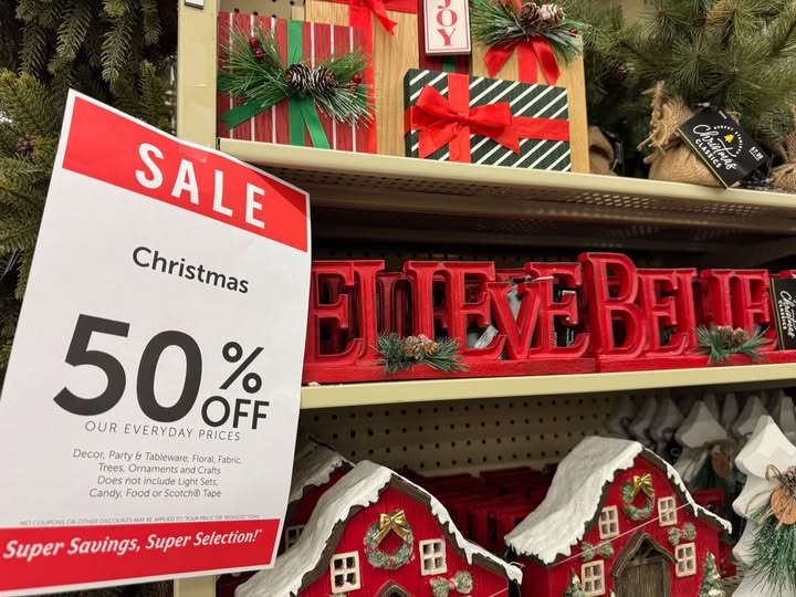 Make the season magical with 50% Off Christmas at Hobby Lobby®. https://bit.ly/4xqwaY5