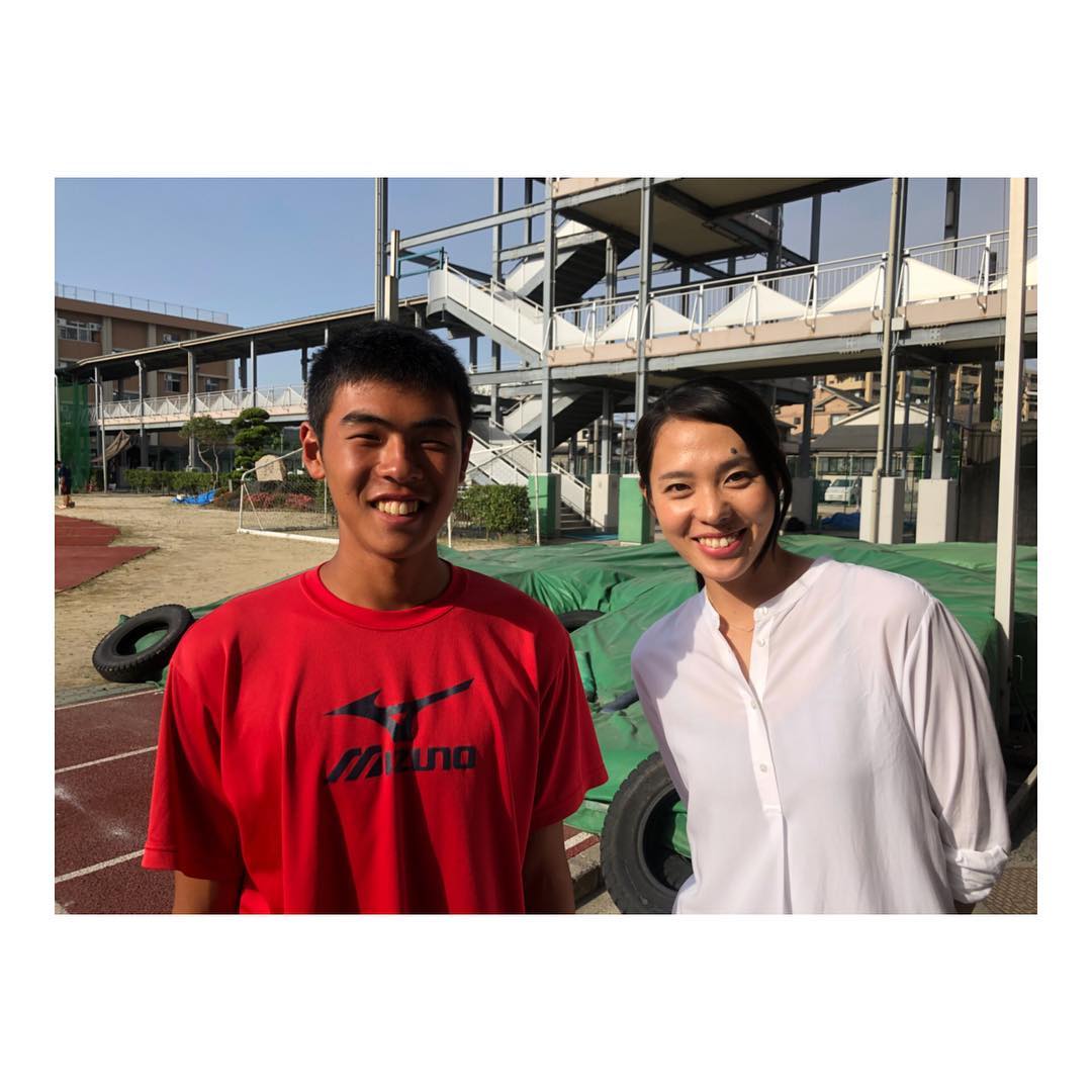 迫田さおり Official 今日 鹿児島放送 Kkb スーパーjチャンネル 18 25 アスリートの原石 今回は鹿児島県立鹿児島南高等学校の 八種競技を頑張っている佐田征義 さだせいぎ 君の取材に行ってきました 名前の通り せいぎ 感がありとても
