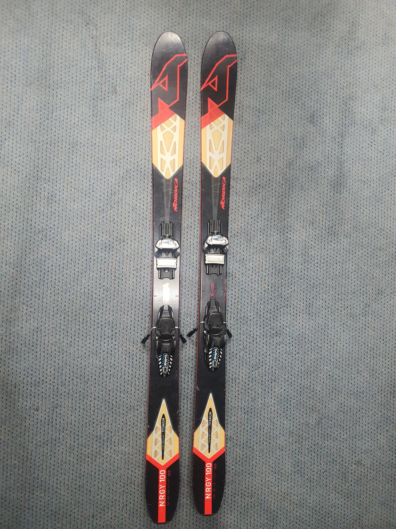 Nordica NRGY 100 169cm Skis with Marker Griffon Demo Bindings 