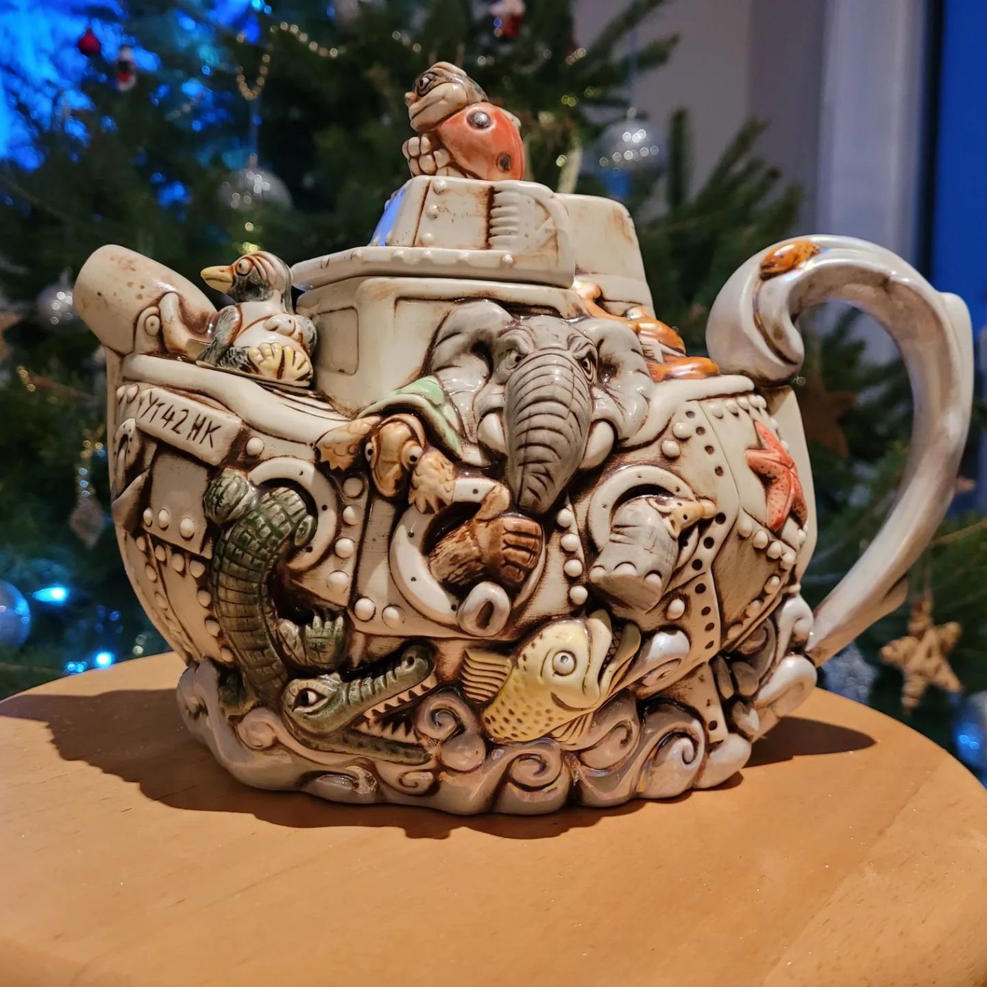 Unique Paul Cardew Teapot Find with Removable Typewriter