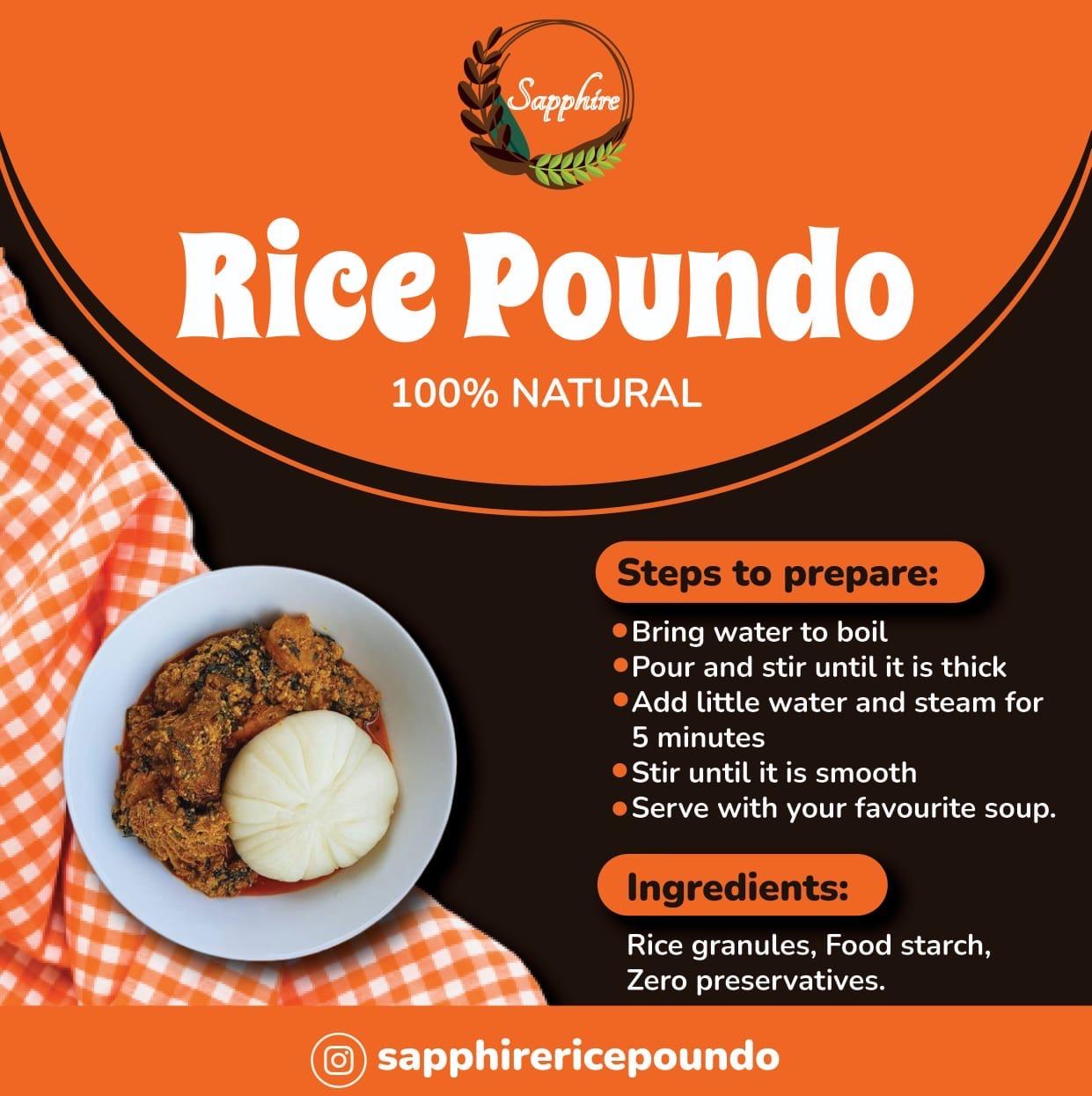 Sapphire Rice Poundo