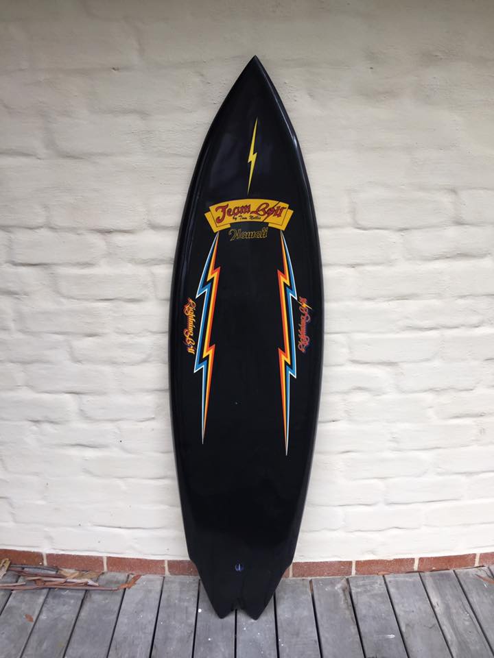 '80 TEAM BOLT VINTAGE SURFBOARD 中古 Sunday sexy board An early 80's Team Lightning Bolt shaped by Tom