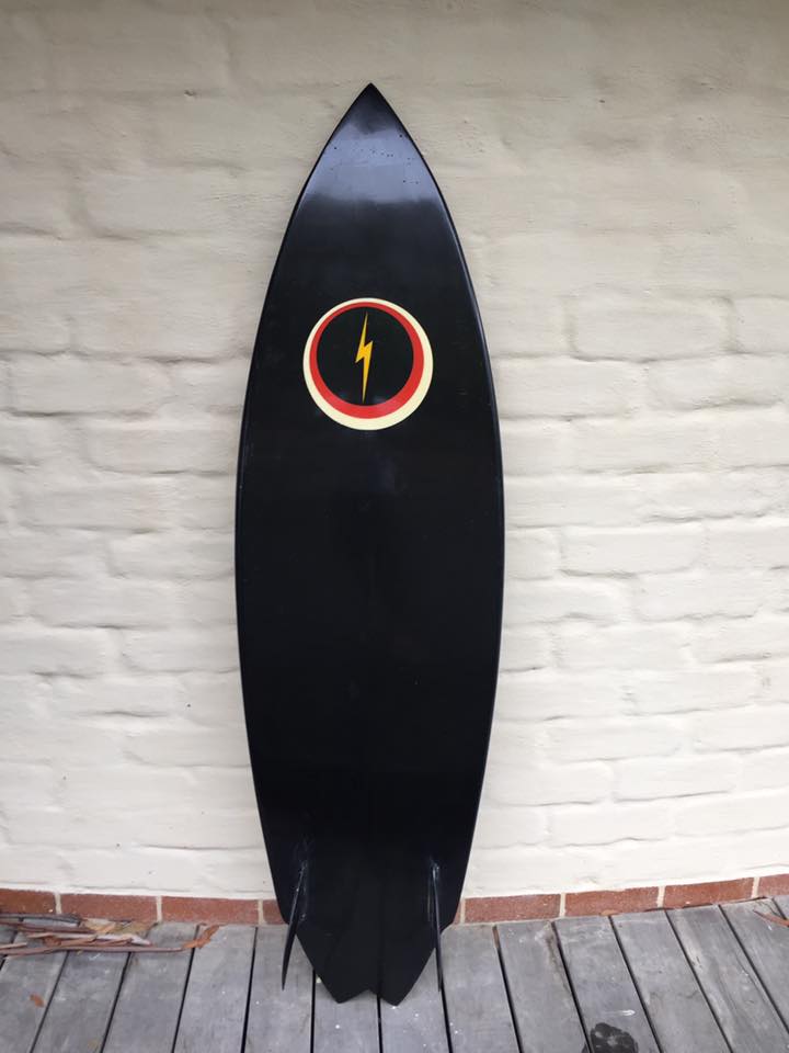 Sunday sexy board An early 80's Team Lightning Bolt shaped by Tom