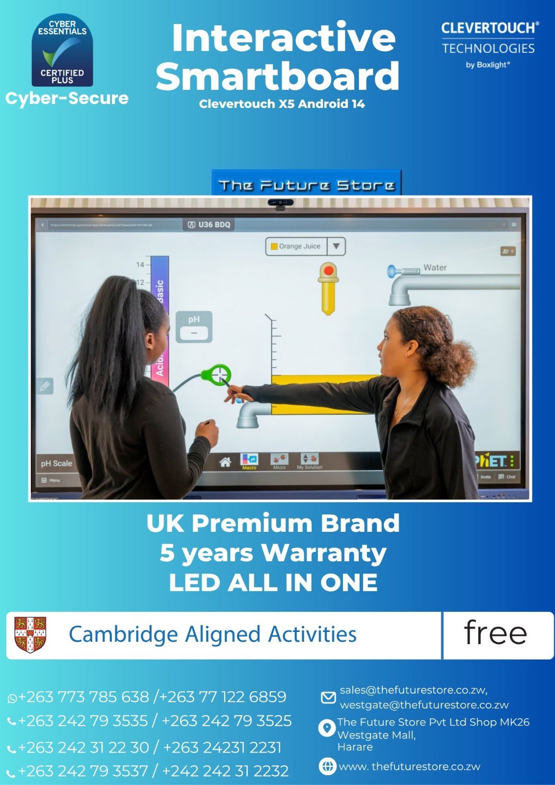 ラッキー The Future Store - Interactive Smart-Boards Zimbabwe (5 Years
