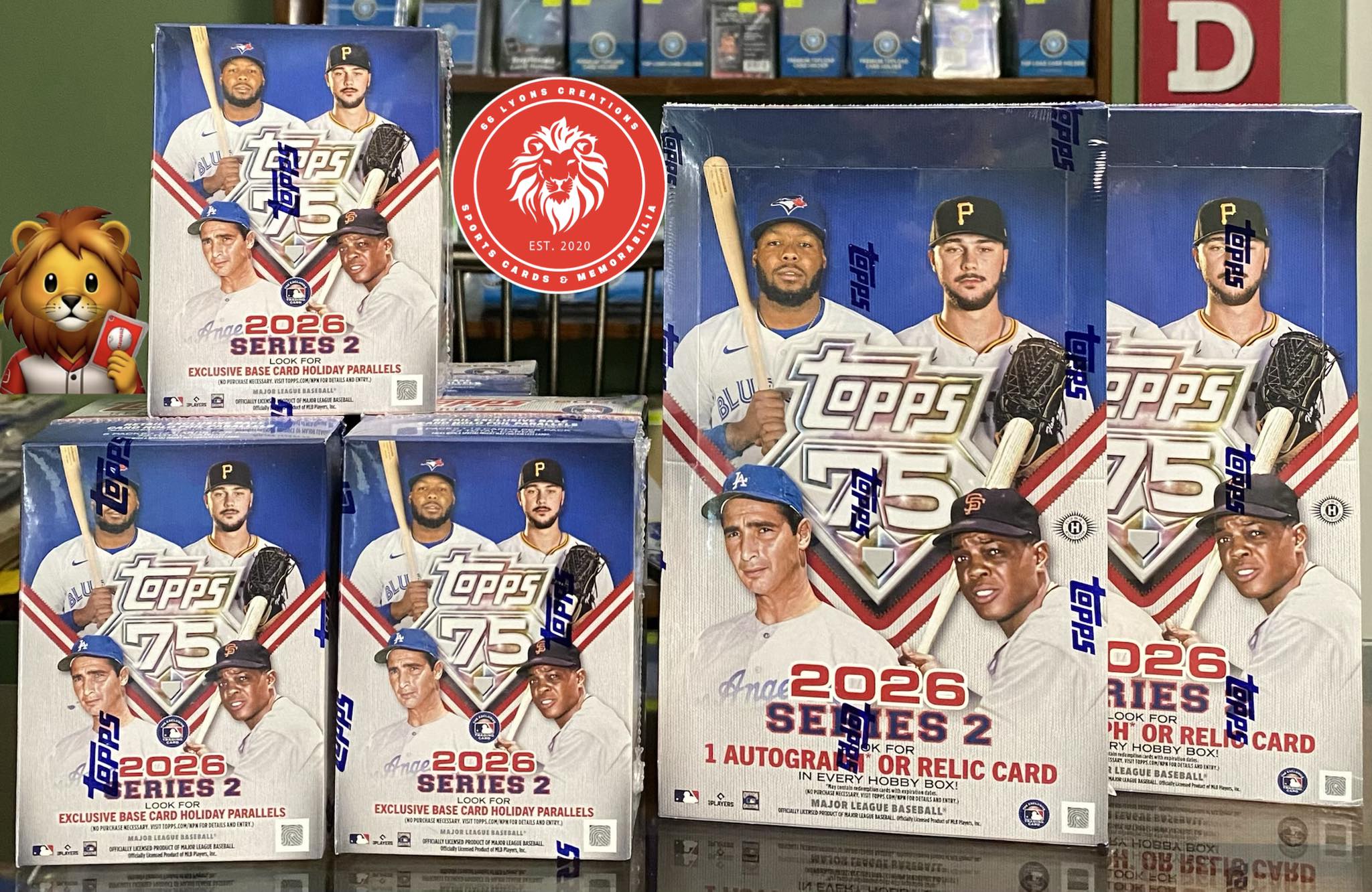 2026 Topps baseball series 2 hobby boxes available at 66 Lyons 