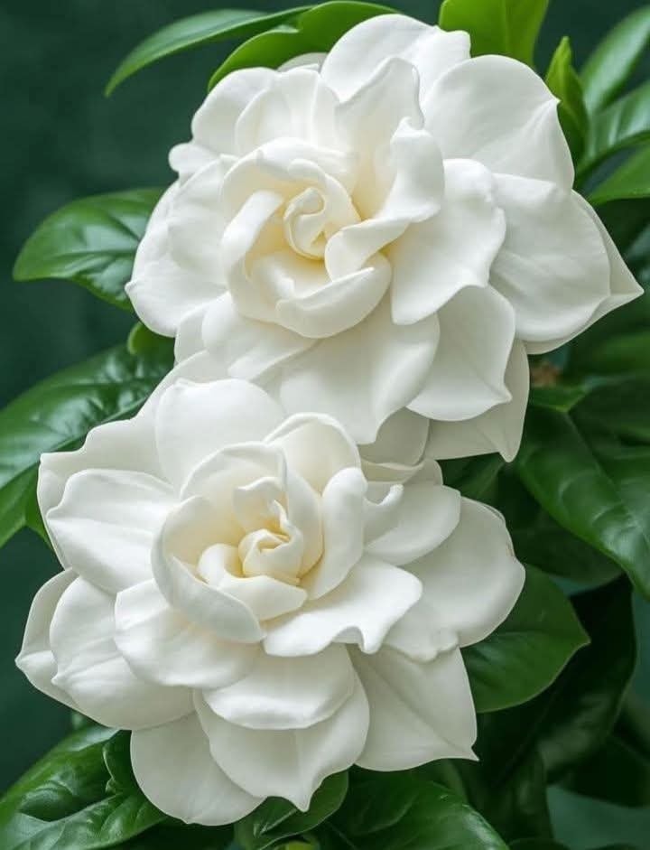 Gardenia Jasminoides En Pot - Plante D'intérieur à Fleurs Blanches Parfumées, Feuillage Persistant, Pot 12 Cm, Parfaite Pour Salon Ou Bureau