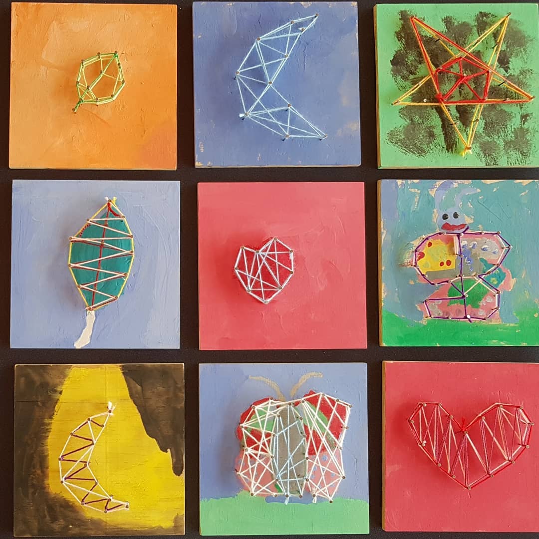 YS Learning - Summer Camp, 2020, string art. Some finished... | Facebook