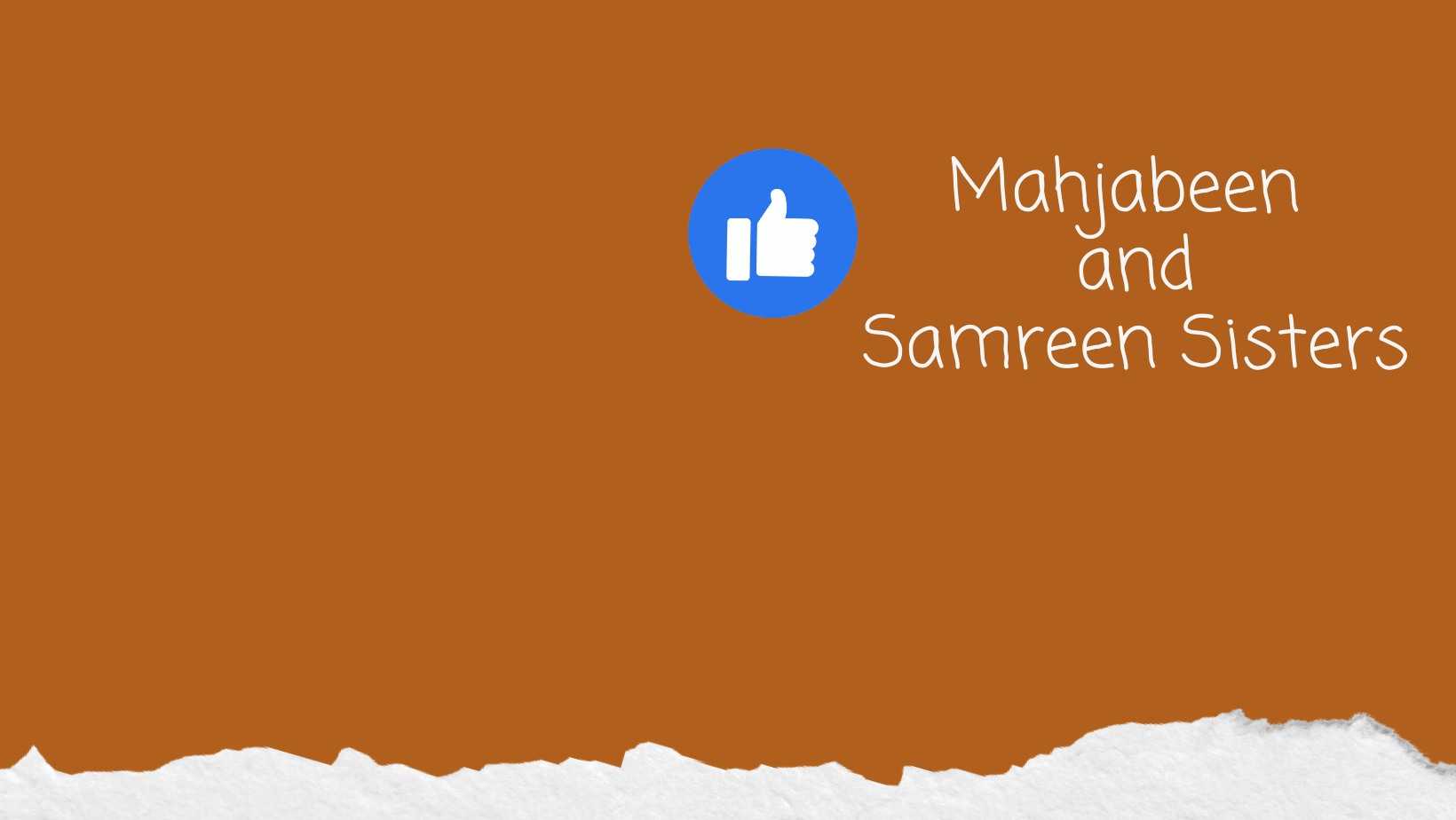 Mahjabeen and Samreen Sisters