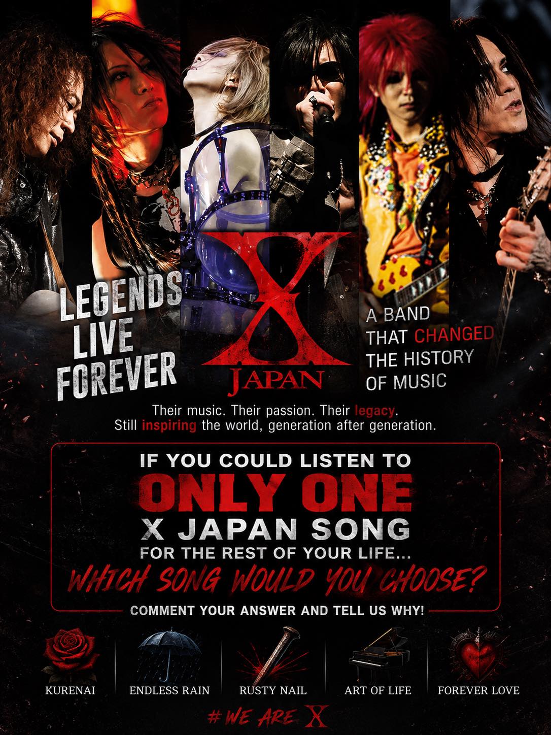 On December 8, 1991, X Japan — still known simply as X at the time