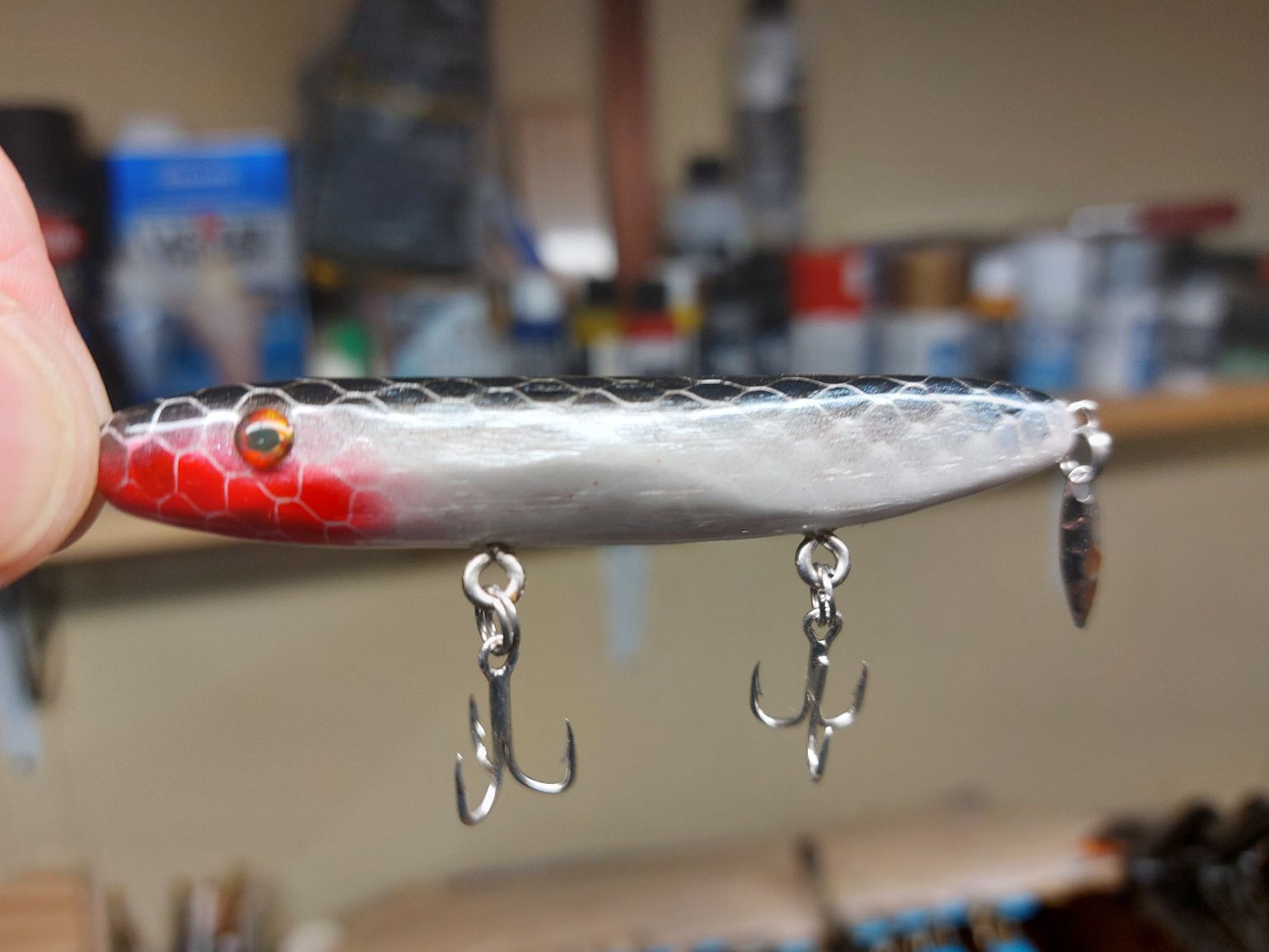 balsa wood fishing lure bodies Crane 208 Sale on unpainted wooden ShadRap