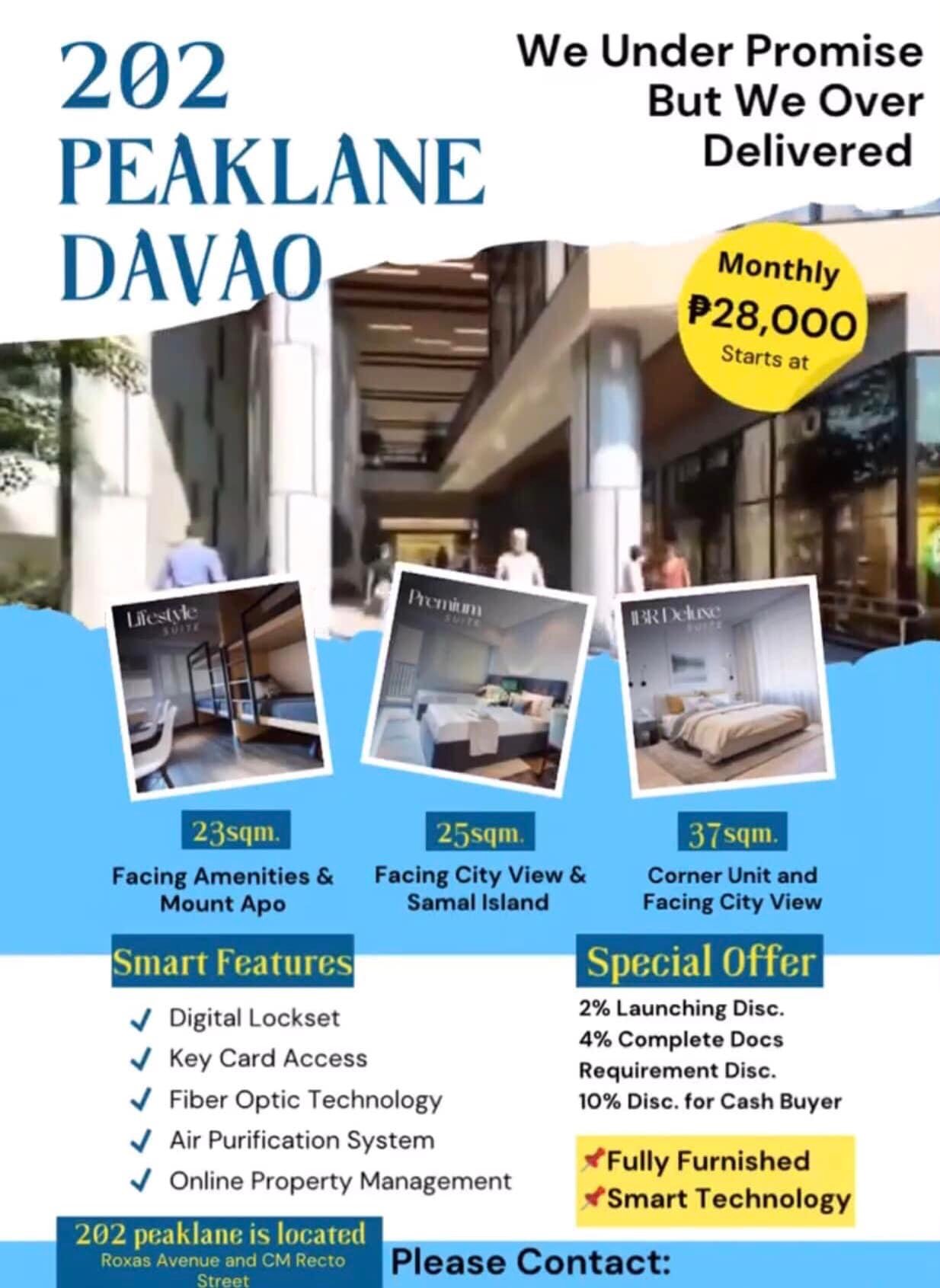 🔥202 PEAKLANE IN ROXAS AVENUE DAVAO... - Anchorland Davao