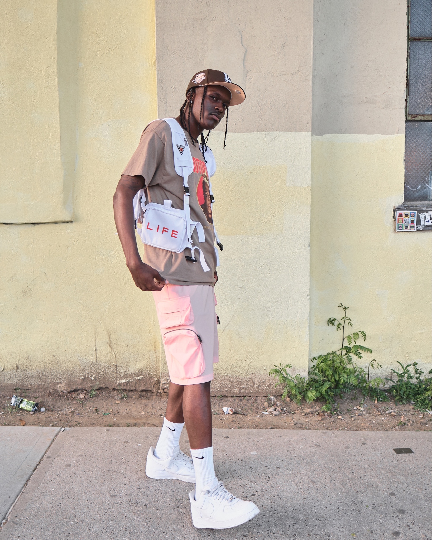 Lifecode - 🏳️🚀 V12. White Utility Backpack Vest P51. Pink...