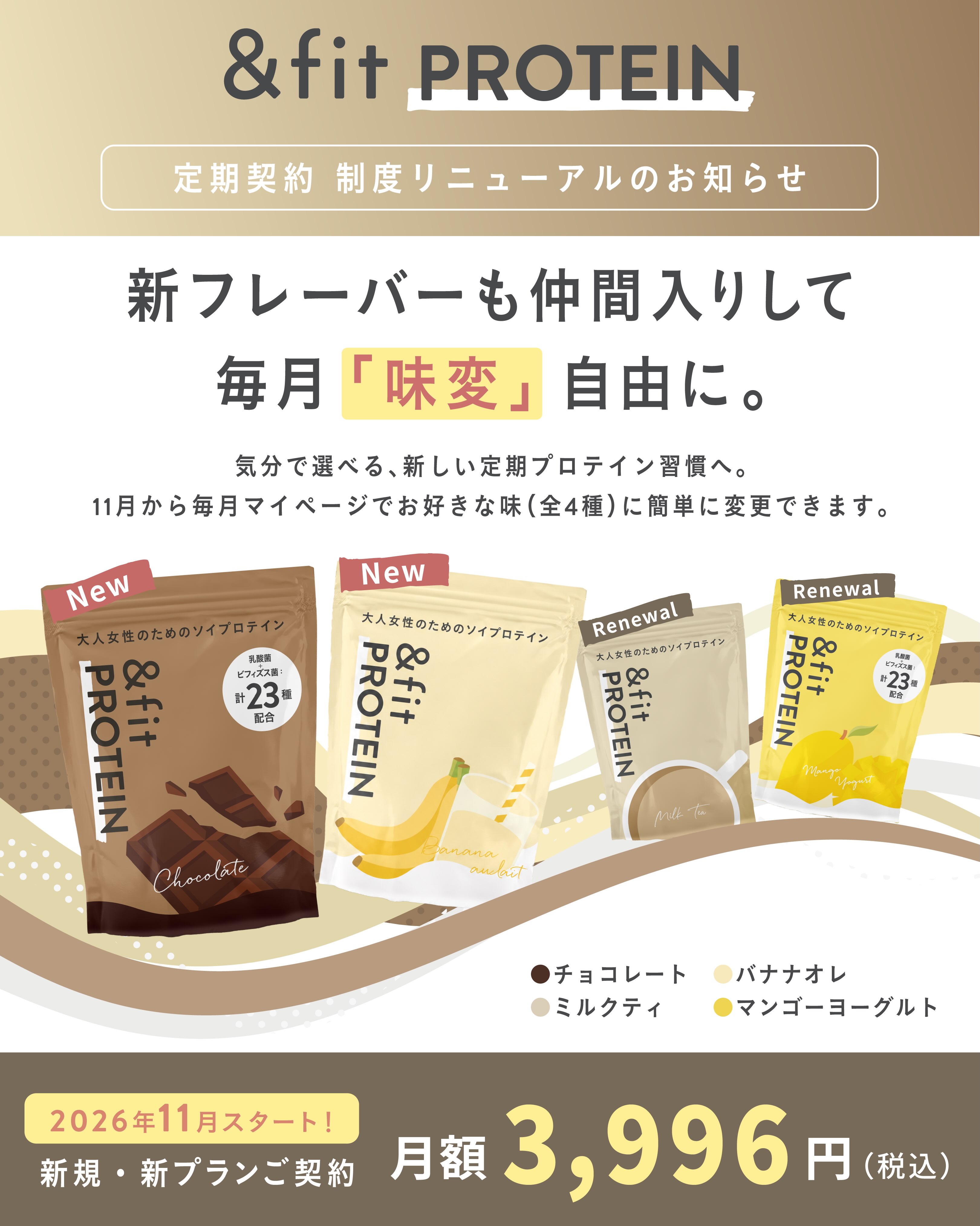 &fit PROTEINに、新しい美味しさが仲間入り🧃／ 「大人女性のための