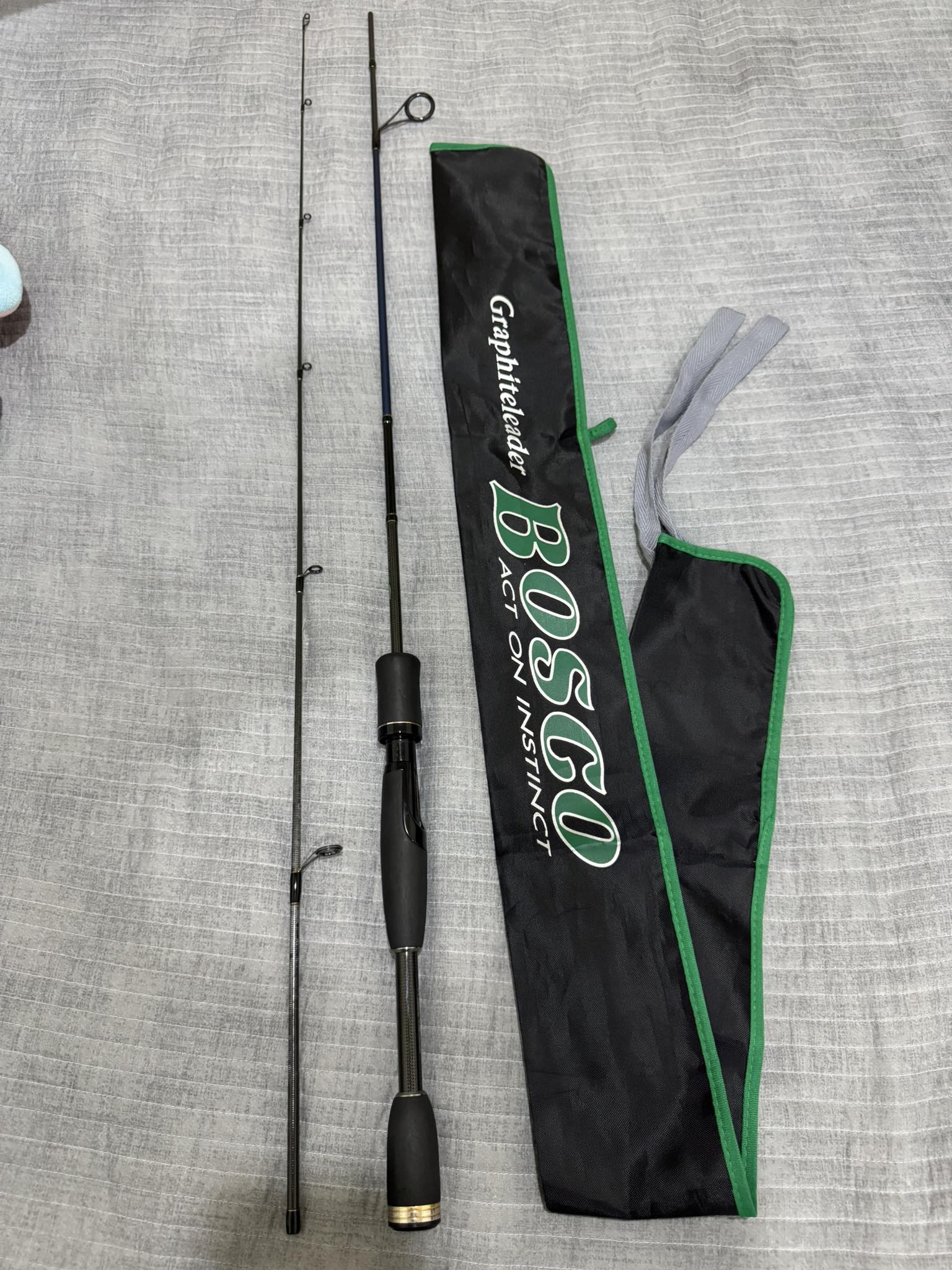 bosco and the fishing pole Zebco Star Wars Combo 15 spinning reel pre Zebco Bill Dance Spinning Combo