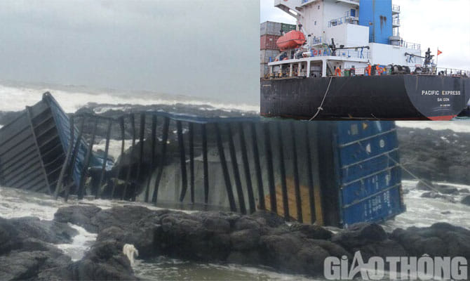 Ocean Offshore Marine India - Container ship lost 10 containers in ...