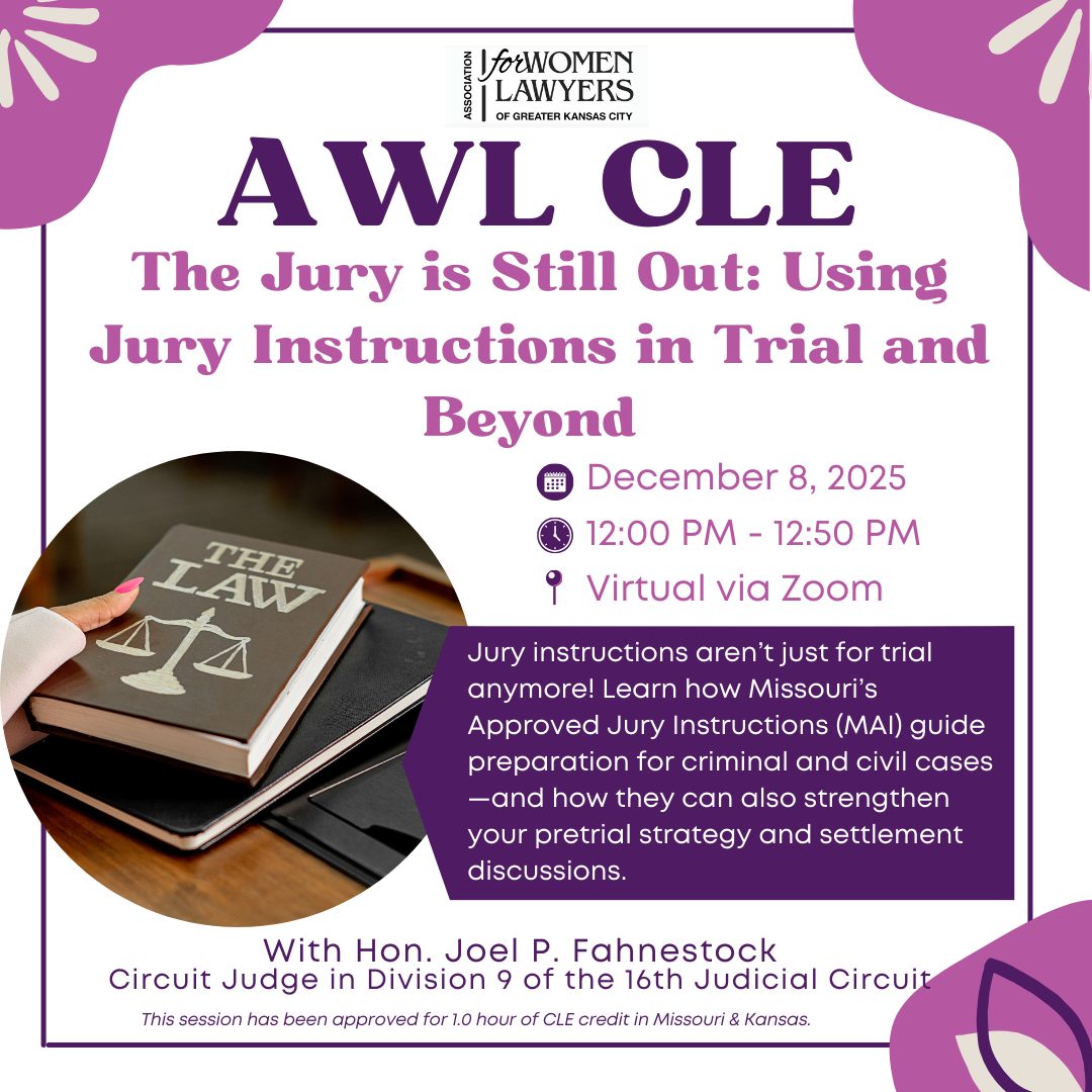 🎉... - Association for Women Lawyers of Greater Kansas City | Facebook