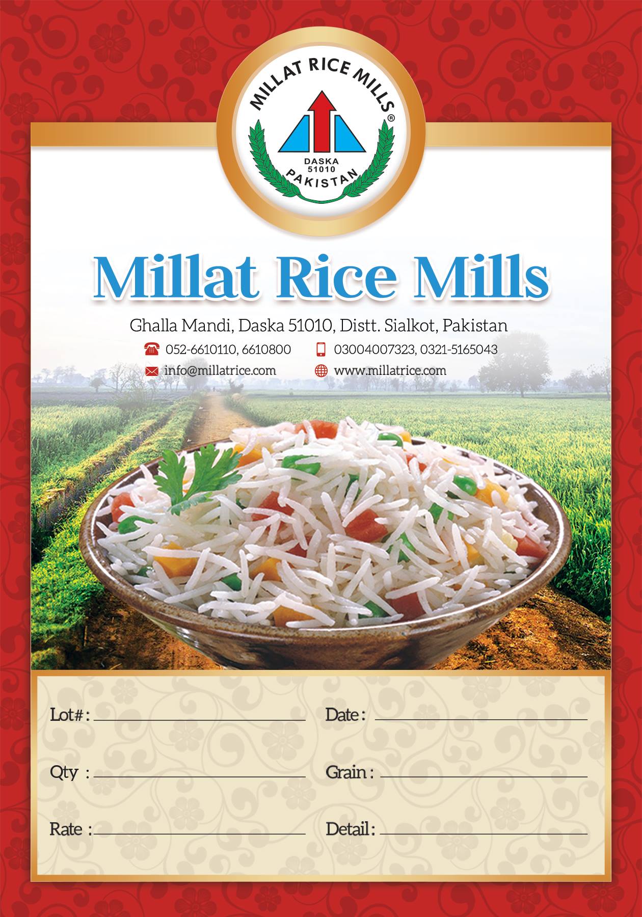 Millat Rice Mills | Kot Daska